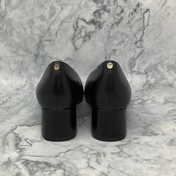 Cole Haan Women's 7B Black Leather The Go-To Block Heel Pump 45mm Slip On S1-15 - Picture 5 of 11